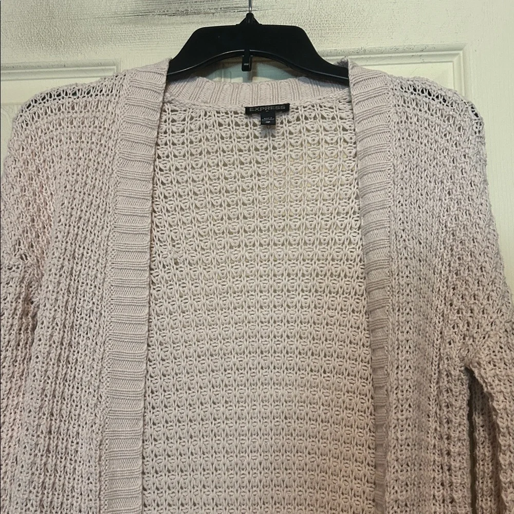 Express Cardigan Size XS Pink